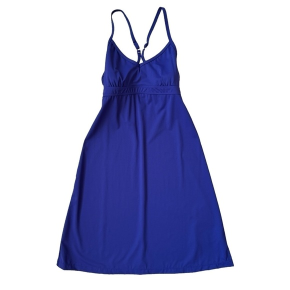 Athleta Blue Shorebreak Swim Dress, Size XS - Picture 2 of 9